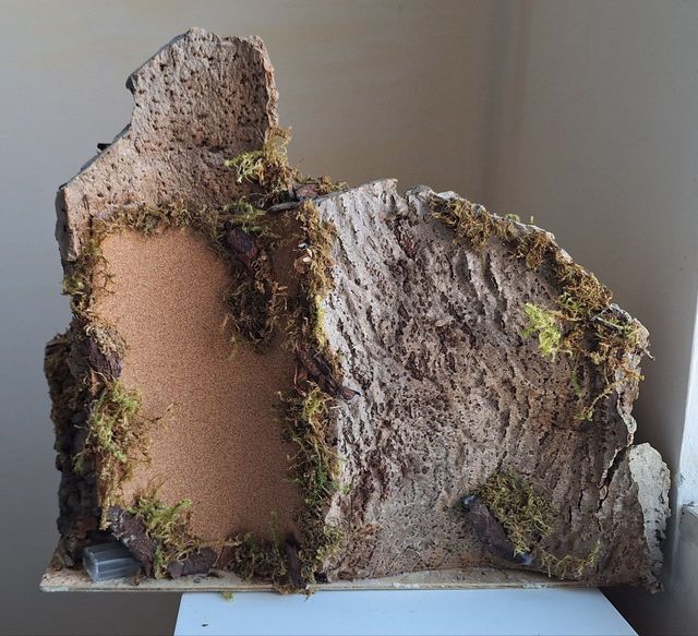 Presepe Artigianale Fatto a Mano in sughero legno