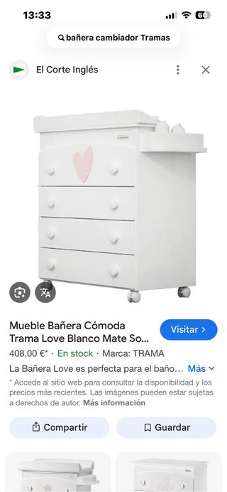 bañera bebés / cajonera y cambiador con protector