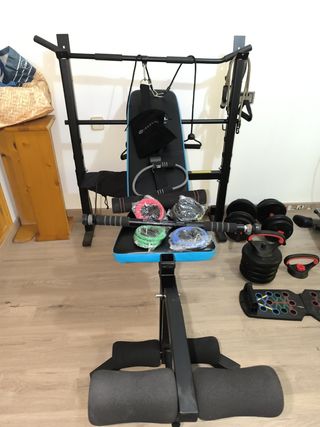 GYM presbanco,cinta de correr,step,ect