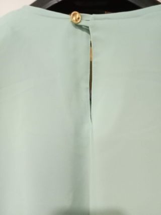 Blusa flores - Azul pastel