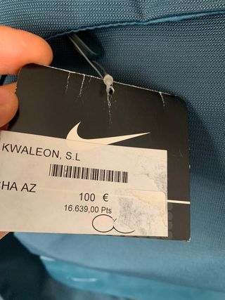 Mochila bandolera Nike años 90