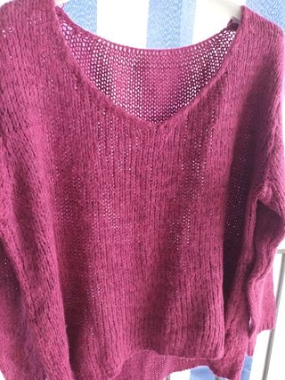 Maglione rosa e viola pou grigio e nero vendo tutt