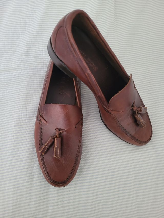 Zapato niño 39 borlas cuero