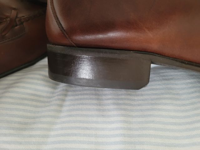 Zapato niño 39 borlas cuero