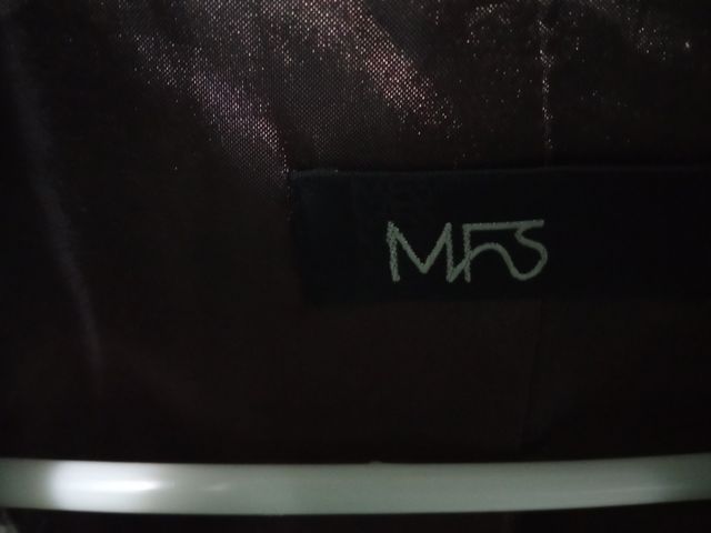 Abrigo MFS beige y gris