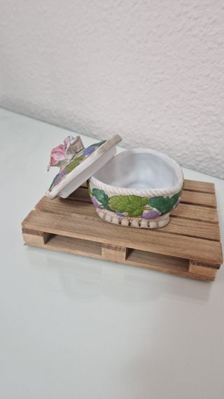 Joyero Corazón Vintage Cerámica