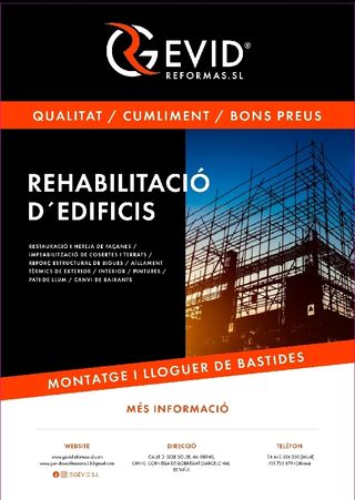 GEVID REFORMAS SL ALQUILER DE ANUNCIOS.ULMA.