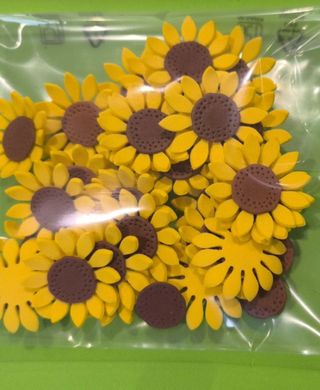 Fiori Girasole in gomma Eva