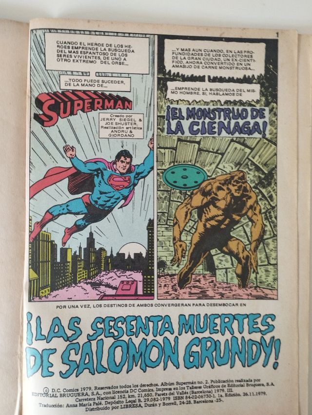 Antiguo Comic Superman n 2