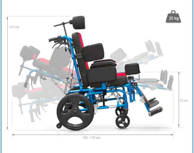 Silla de ruedas neurológica a estrenar