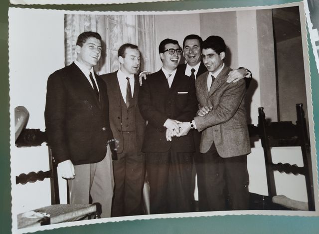 5 fotografie anni 60 originali B/N