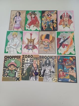 90 figurine one piece + 12 cards
