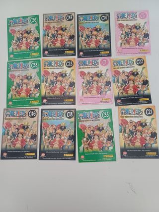 90 figurine one piece + 12 cards