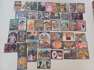 90 figurine one piece + 12 cards