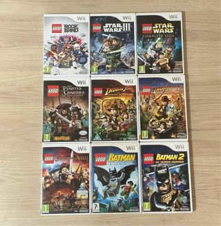 9 Juegos Lego Nintendo Wii y WiiU