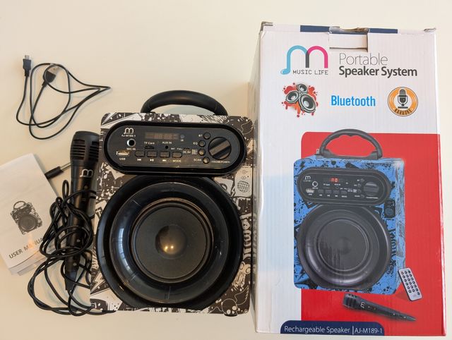 Altavoz Karaoke Bluetooth Music Life