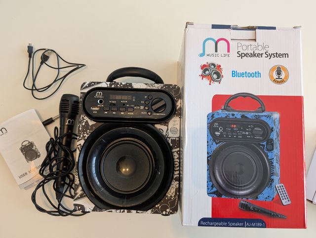 Altavoz Karaoke Bluetooth Music Life