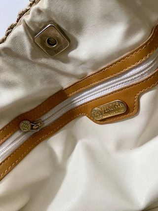 Borsa Fendi vintage beige e marrone