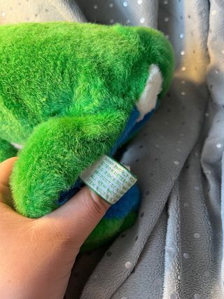 Peluche rana del wwf vintage del 1989