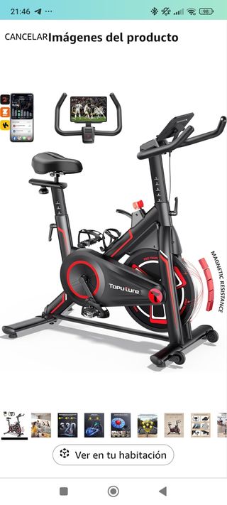 NUEVA INFO Bicicleta estática en su caja nueva
