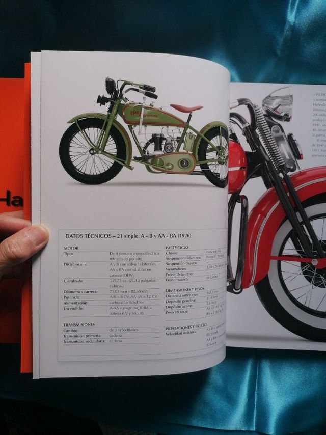 MOTO. HARLEY DAVIDSON. LIBRO. LEGENDARIA