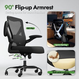 Sedia da ufficio ergonomica reclinabile regolabile