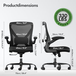 Sedia da ufficio ergonomica reclinabile regolabile