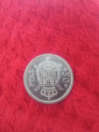 Moneda 50 pesetas España 1975
