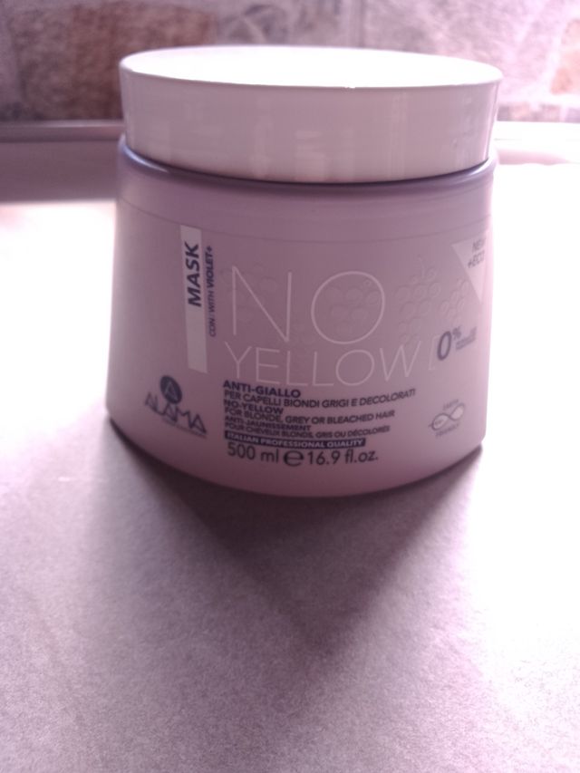 Maschera capelli anti giallo