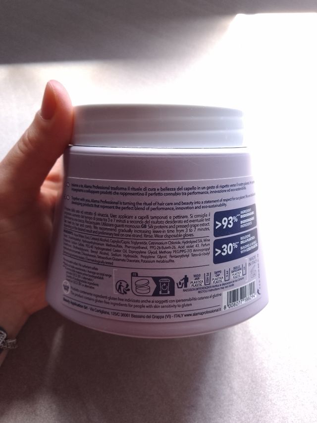 Maschera capelli anti giallo