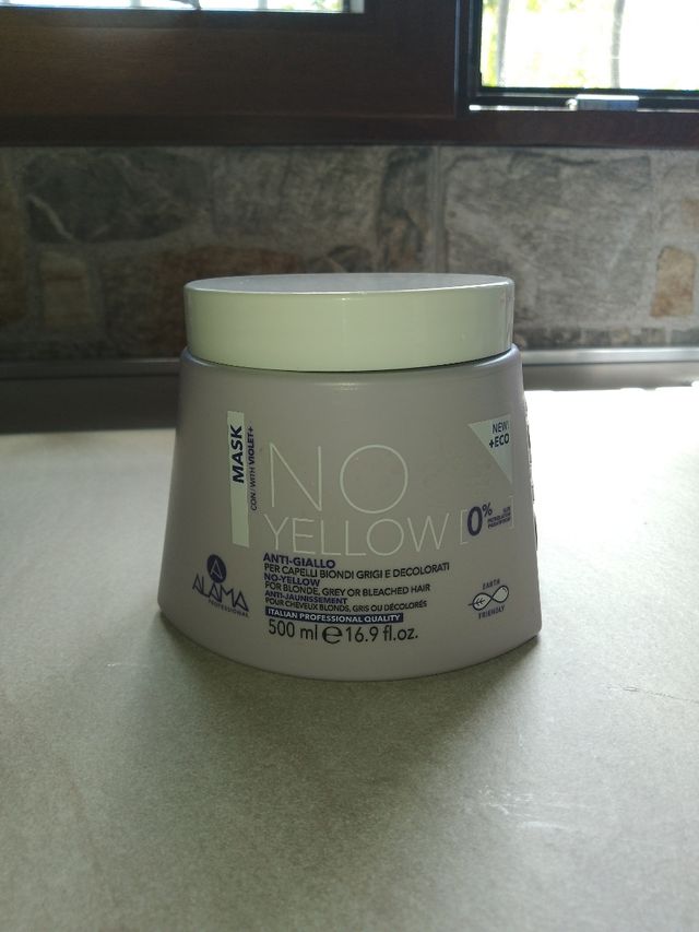 Maschera capelli anti giallo