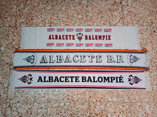 3 Bufandas Albacete Balompié