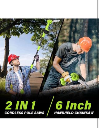 Motosierra poda telescópica 21V