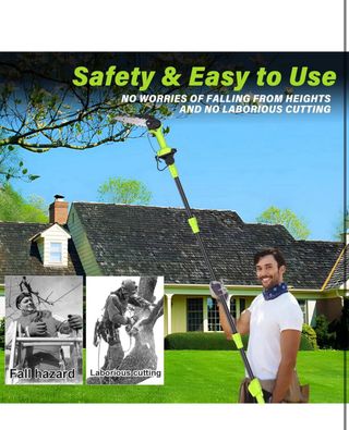 Motosierra poda telescópica 21V