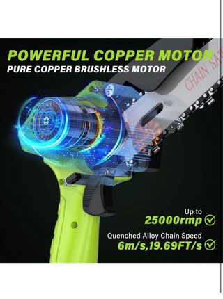 Motosierra poda telescópica 21V