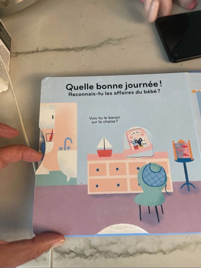 La journée de bébé: Mon imagier animé