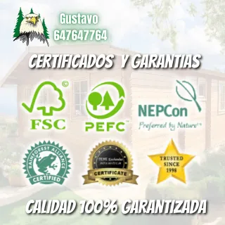 Casa de madera con altillo, somos fabricantes