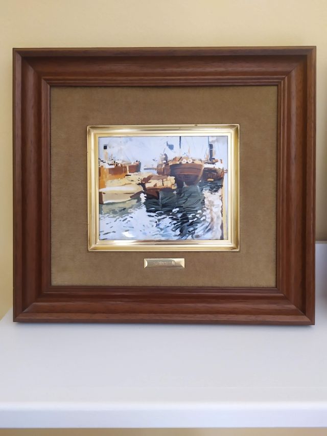 Pack de 2 cuadros esmalte al fuego