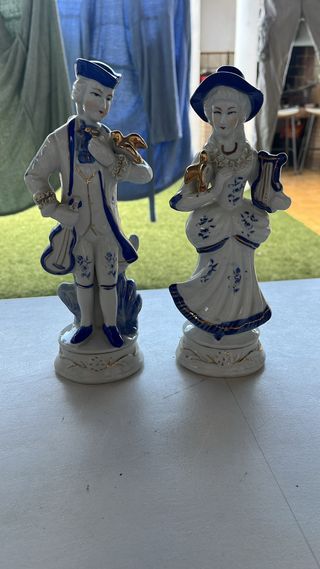 Pareja figuras porcelana