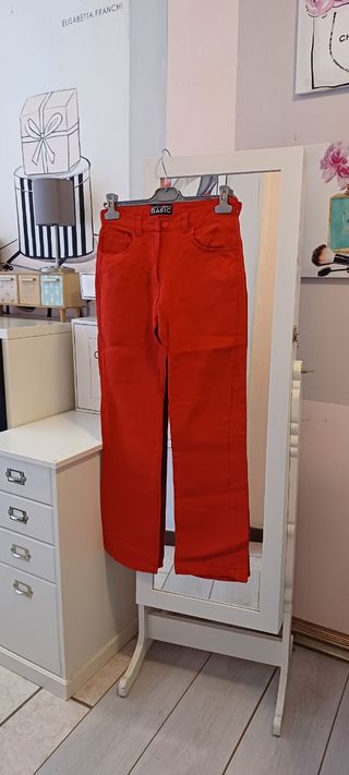 Pantaloni Dolce & Gabbana vintage rossi
