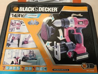Taladro Black+Decker 14.4V + accesorios