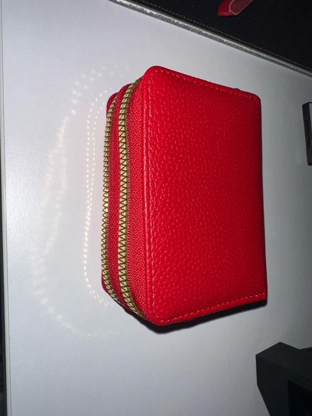 Monedero rojo - Tarjetero