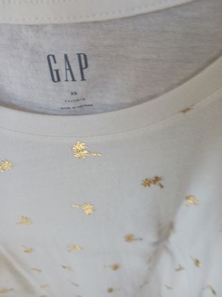 Camiseta GAP blanca talla XS