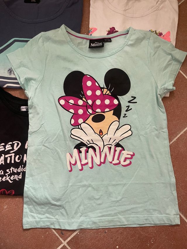 6 magliette bimba estate 