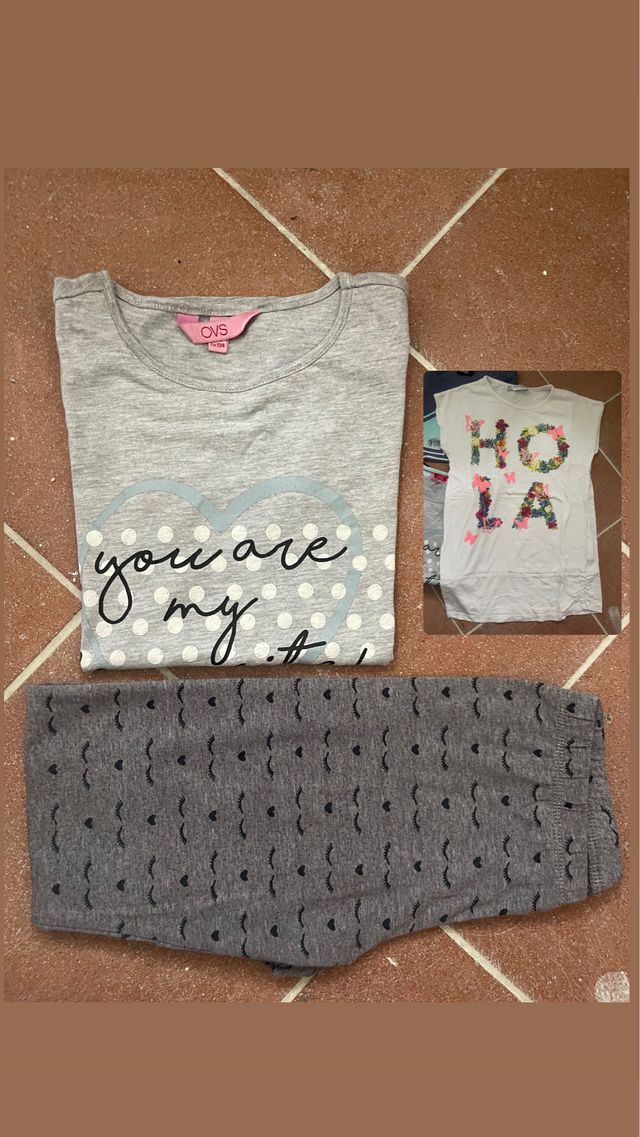 6 magliette bimba estate 