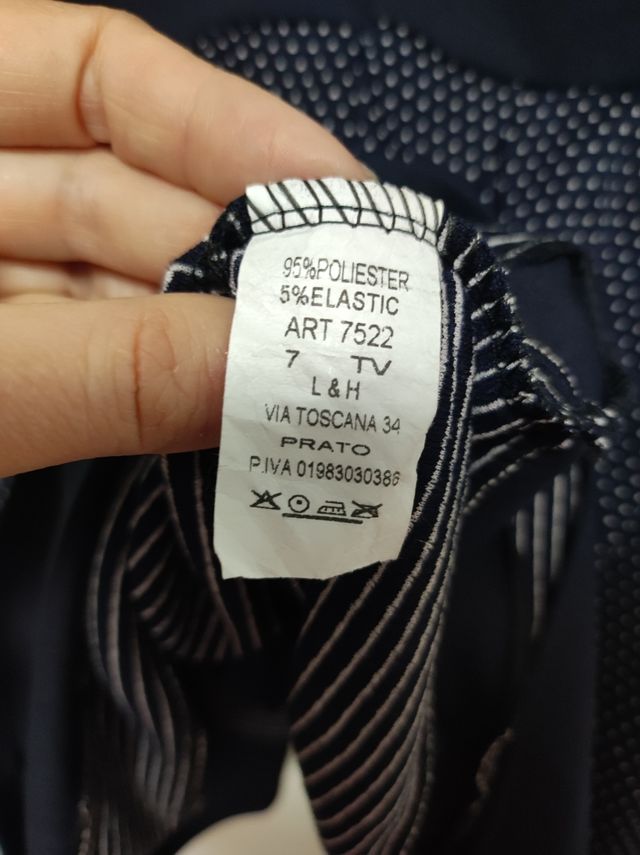 Vestito pois blu - casual