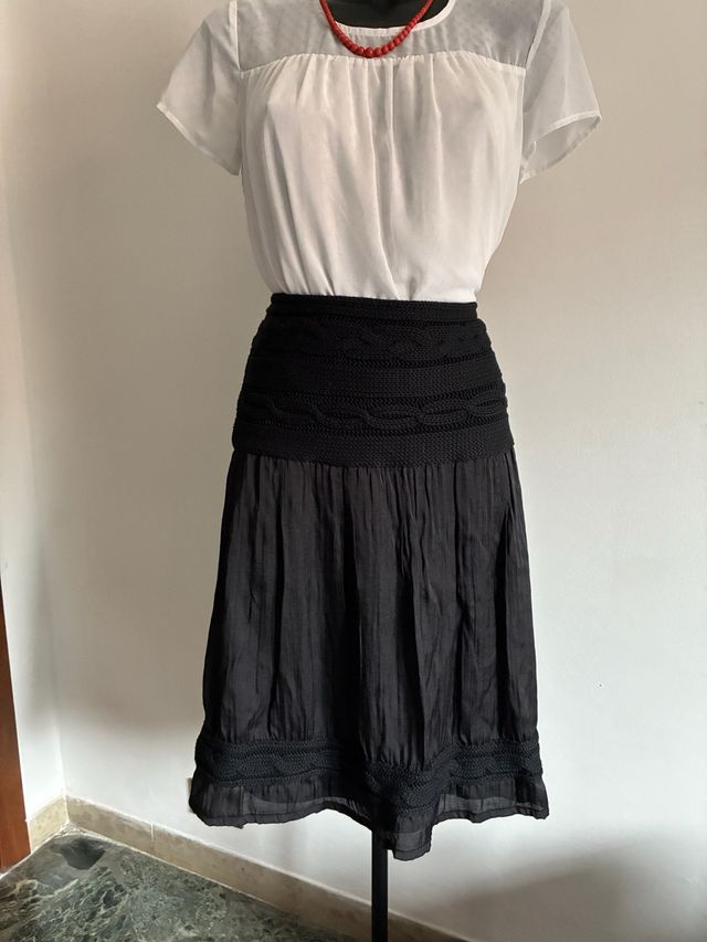 Gonna lunga Promod nera Tg. XL