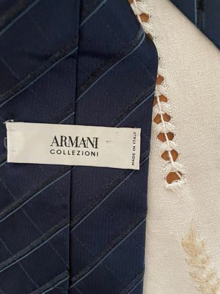 Corbata Armani Colezioni azul