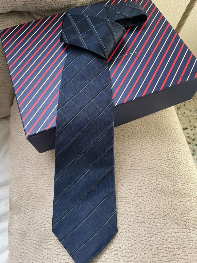 Corbata Armani Colezioni azul