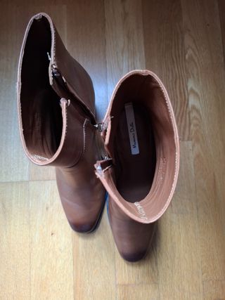 Botines Massimo Dutti marrón, talla 36
